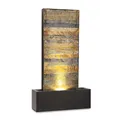 Produktbild: Gartenbrunnen Wasserspiel Zierbrunnen 12 LEDs Pumpe mit 8 W IPX8 Wasserkreislauf
