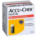 Produktbild: Roche Lanzetten Accu-Chek FastClix, Spar-Set, Softmotion Technologie, 204 tlg., Einfache 1-Klick-Bedienung, Anpassbare Einstechtiefe 0,5 bis 5,5 mm