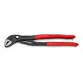 Produktbild: KNIPEX 87 01 300 Cobra Hightech-Wasserpumpenzange mit rutschhemmendem Kunststoff überzogen grau atramentiert 300 mm
