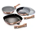 Produktbild: Berlinger Haus BH/7038 Bratpfannen-Set mit abnehmbarem Griff, Metallic Line Rose Gold Edition 5-teilig
