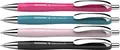 Produktbild: Schneider 132564 Slider Rave XB Kugelschreiber (Limitierte Sonderedition, je 1x schwarz, power pink, teal, pearl, Made in Germany) 4 Stück, Schreibfarbe: blau