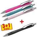 Produktbild: Schneider Kugelschreiber Kuli Slider Rave - Druckmechanik, XB 3+1 Gratis Set