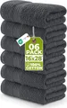 Produktbild: Utopia Towels - Premium Handtücher - 100% gekämmte, ringgesponnene Baumwolle, ultraweich und sehr saugfähig, Dicke Handtücher 41 x 71 CM's, hochwertige Handtücher (6er-Pack, Grau)