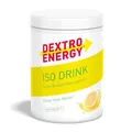 Produktbild: Dextro Energy, Iso Drink Elektrolyte Sport Getränkepulver, Lemon, Mit Natrium, Magnesium, Kalium, Chlorid, für schnelle Energieversorgung, 440g, 11 Portionen