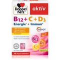 Produktbild: Doppelherz B12 + C + D3 Tabletten zur Unterstützung des Immunsystems 30 TABL