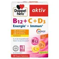 Produktbild: DOPPELHERZ B12+C+D3 Depot aktiv Tabletten 30 St