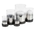Produktbild: formano Kerzenhalter Rauchglas, Farbe: Schwarz, Motiv: Rauchglas