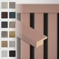 Produktbild: HEXIM Abschlussleiste 137,5x2,7cm passend für unsere Akustikpaneele - flexible Lamellenwand Holz MDF Wandpanelee Lamellenverkleidung Wandverkleidung (1 Abschlussleiste Mauve - APAH03)