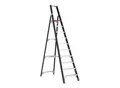Produktbild: Stufenstehleiter Professional Topline, einseitig, Aluminium, 10 Stufen, schwarz