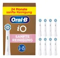 Produktbild: Oral-B Aufsteckbürsten Oral-B iO Aufsteckbürsten 8er Pack, Sanfte Reinigung, Weiß, Sanfte Reinigung für empfindliche Zähne, Sanfte Reinigung für empfindliche Zähne