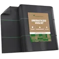 Produktbild: GardenGloss 10m² Anti-Unkrautgewebe 100g/m² – Wasserdurchlässig und Reissfest – Unkrautvlies Gartenvlies mit hoher UV-Stabilisierung – Bändchengewebe Unkrautfolie (5m x 2m, Gefaltet)