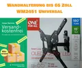 Produktbild: One for All TV Wandhalterung 65