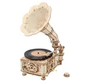Produktbild: ROKR 3D-Puzzle Classical Gramophone (Electric Version), 424 Puzzleteile