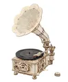 Produktbild: Baukasten Robotime Classical gramophone (Electric rotate mode) LKB01D Holz 22,6