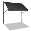 Produktbild: Klemmmarkise Style mit Handkurbel, Terrasse/Balkon, einfache Montage ohne Boh...