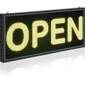 Produktbild: VEVOR programmierbare LED Zeichen P6 Vollfarbe flexibles digitales Scrolling Panel, DIY Anzeigetafel mit benutzerdefiniertem Textmuster und GIF & Bluetooth App Steuerung Laufschrift (990 x 412 mm)
