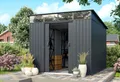 Produktbild: Pergart Geräteschuppen, Gerätehaus Lübeck 89, Anthrazit, 238x278 mit Bodenrahmen