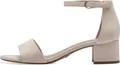 Produktbild: Tamaris Damen Sandalette Sandale geschlossene Ferse Blockabsatz 1-28201-42, Größe:38 EU, Farbe:Beige