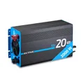 Produktbild: ECTIVE - Wechselrichter 12V auf 230V SSI PRO 20-2000W reine Sinuswelle - Spannungswandler DC/AC mit USB, Überlast- & Überhitzungsschutz, NSV & USV, MPPT-Solarladeregler & 30A Batterieladefunktion