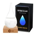 Produktbild: 3DHOME Sturmglas, Mode Kreative Wassertropfen Glas Barometer, Wettervorhersage Flasche, Wetterstation,Verwendet für Heim- und Büro-Desktop-Dekoration, Weihnachtsgeschenke, Geburtstagsgeschenke (S)