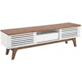 Produktbild: Beliani Tv-Möbel, Dunkelbraun, Holzwerkstoff, 149x44x35 cm, Wohnzimmer, Wohnwände, Lowboards, Lowboards stehend