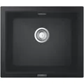 Produktbild: GROHE Spülbecken K700U Kompositspüle, schwarz, Granitspüle, 53,3 x 45,7 cm