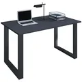 Produktbild: VCM Holz Schreibtisch H. 76 x B. 110 x T. 80 cm Computertisch schlicht Füße aus hochwertigem Metall Arbeitstisch Büromöbel - Lona U