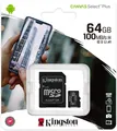 Produktbild: Kingston Canvas Select Plus 64GB Class 10 MicroSD Speicherkarte + Adapter