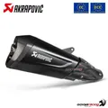 Produktbild: Akrapovic-Auspuff mit aus schwarzem Piaggio Vespa GTS300/sei giorni/ Super
