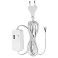 Produktbild: REV Zuleitung, Kabel mit Schalter und Eurostecker Zwischenschalter mit USB-A, 2m, weiß