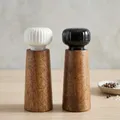 Produktbild: MAITTON Salz und Pfeffermühle aus Holz und Keramik - Gewürzmühle Grinder mit verstellbarem Mahlwerk, 17.5cm