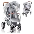 Produktbild: Zamboo Universal Regenschutz Kinderwagen Buggy mit Frontöffnung Regenverdeck ✅