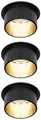 Produktbild: Paulmann 93379 LED-Einbauleuchte LED LED fest eingebaut 18W Schwarz (matt), Gold