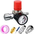 Produktbild: Druckminderer 1/4 Zoll mit Manometer Druckregler für Luftkompressor 175 PSI