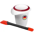 Produktbild: Back-Set 2tlg. Quirltopf mit zweigeteiltem Deckel 1l und Teigschaber »Duo« Ku...