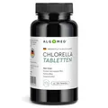 Produktbild: Algomed ® Chlorella Tabletten aus Deutschland - ca. 334 Premium Chlorella Presslinge - 100% rein, ohne Zusätze - laborgeprüft, kontrolliert & vegan - (1 x 100 g)