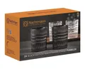 Produktbild: Nachtmann Schnapsglas Nachtmann Ethno Whiskybecher Black Edition 2er Set, Kristallglas
