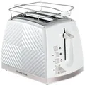 Produktbild: Russell Hobbs Toaster, Weiß, Metall, Kunststoff, 18.2x22.1x37.0 cm, Krümelschublade, Brötchenaufsatz, automatischer Auswurf nach Röstende, Küchengeräte, Toaster