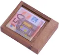 Produktbild: Logoplay Holzspiele Spiel, Money – Trickkiste aus Holz - Geldschein-Tresor als dekorative Geschenkverpackung & DenkspielHolzspielzeug