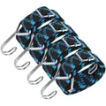 Produktbild: Gummiseil,Expander mit Haken,50cm,4er Set, blau, Zurrgurt, Camping, Gepäck