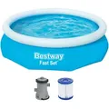 Produktbild: Fast SetTM Aufstellpool Set mit Filterpumpe Ø 366 x 76 cm, blau, rund