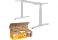 Produktbild: boho office® Schreibtisch Basic Line (Tischgestell), elektrisch stufenlos höhenverstellbar in Weiß inkl. Memory-Funktion
