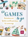 Produktbild: 50 Games to go - Kartenbox mit vielen Spielen und Kreativideen für unterwegs