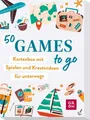 Produktbild: 50 Games to go - Kartenbox mit vielen Spielen und Kreativideen für unterwegs