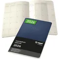 Produktbild: SIGEL C2686 Monats-Kalenderheft Monatsplaner 2026, ca. A5, dunkelblau, Softcover, 2 Seiten = 1 Monat, 64 Seiten, Quickpocket, aus nachhaltigem Papier, Conceptum