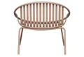 Produktbild: WOOOD Gartenstuhl Retro Garten Set Outdoor Sessel und Hocker Bruce Metall