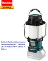 Produktbild: Makita DMR056 Akku-Radio mit Laterne 18V FM/DAB+ Radio Akku-Laterne FM/DAB+ NEU!