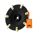 Produktbild: BEOS® Premium Mähroboter Tuning - Drehscheibe kompatible mit Husqvarna Automower 305 | 310 | 315x | 405 | 410 | 415x | 435x | 535 AWD - Messerteller für 7X Klingen - glasfaserverstärkte Messerscheibe