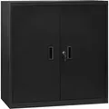 Produktbild: Woltu Aktenschrank, Schwarz, Metall, 1 Fächer, Rechteckig, 90x92.5x40 cm, Arbeitszimmer, Aktenschränke