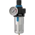 Produktbild: Güde Druckminderer mit Wasserabscheider 1/4 bis 10 Bar für Druckluftsysteme